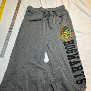 Warner Bros. Gray Hogwarts unisex  Joggers medium good condition